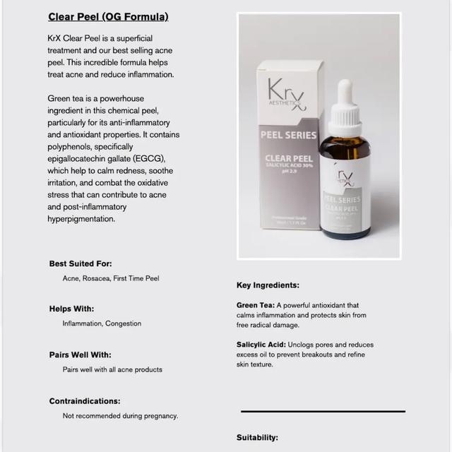 Clear Skin Maintenance